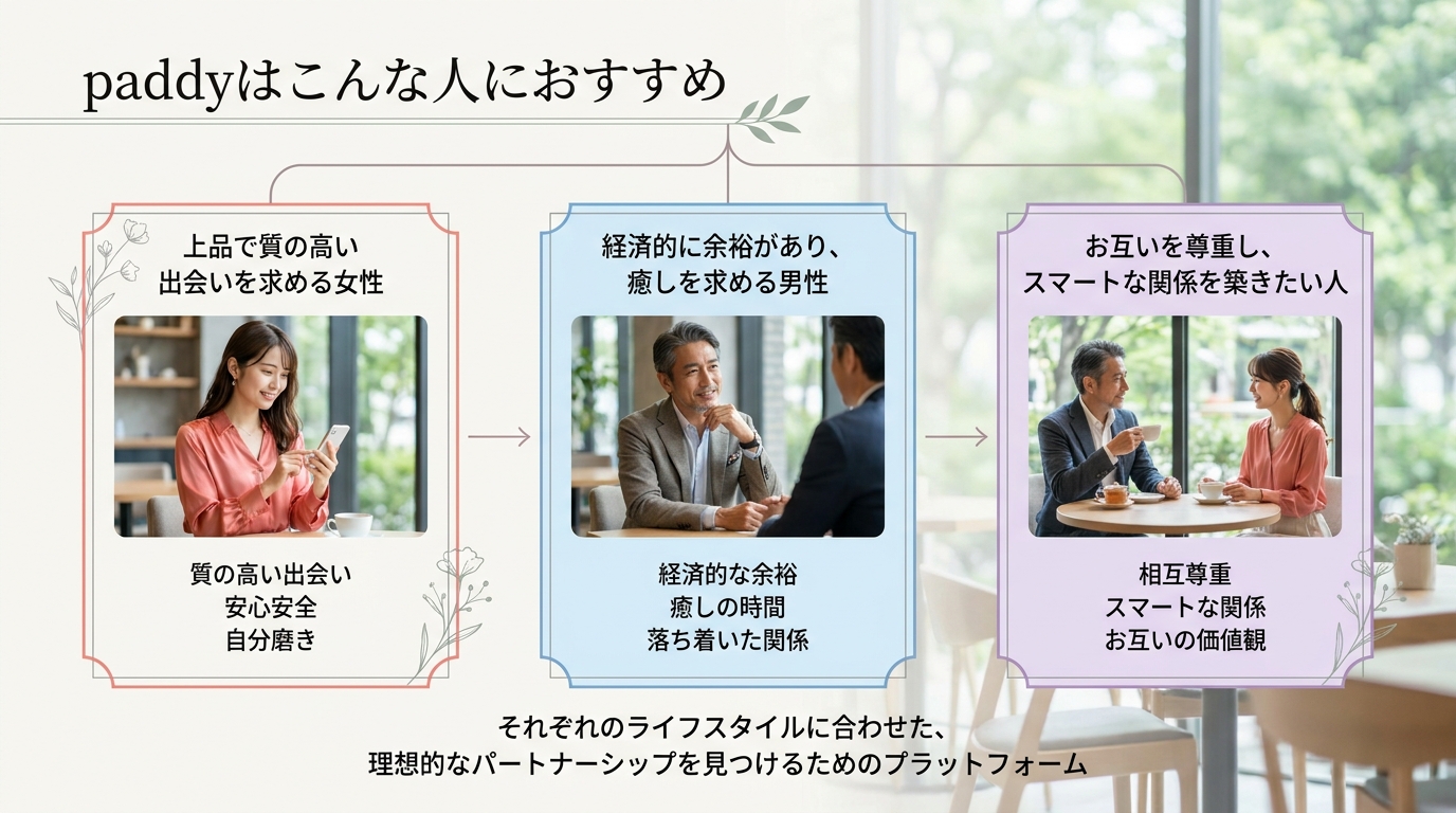 paddyはこんな人におすすめ