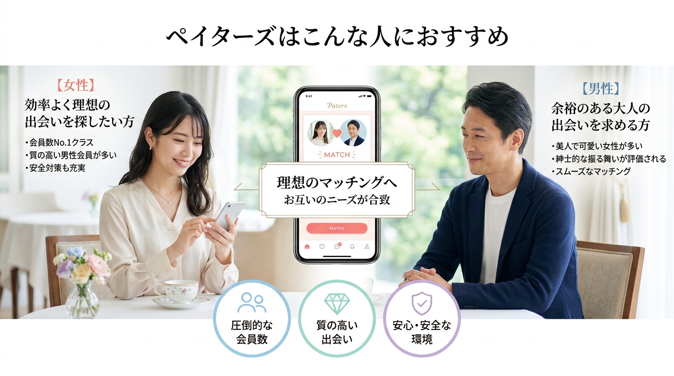 ペイターズはこんな人におすすめ
